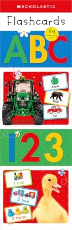 

Abc & 123 Flashcard Double Pack Scholastic Early Learners Flashcards By Scholastic -Paperback