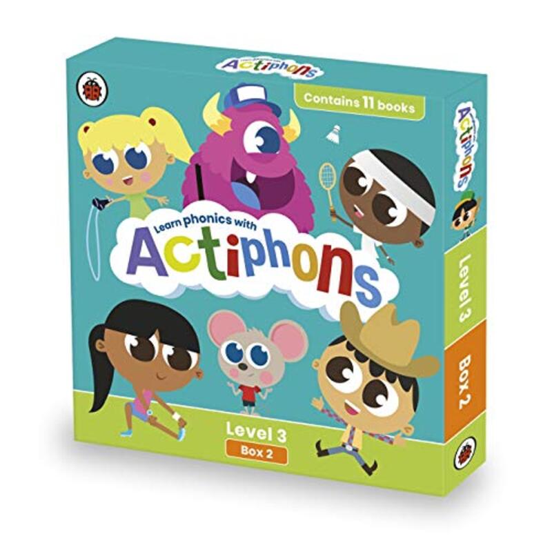 Actiphons Level 3 Box 2: Books 9-19: Learn phonics and get active with Actiphons!,Paperback by Ladybird