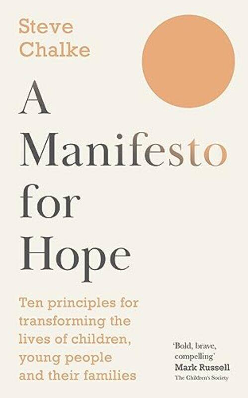 

A Manifesto For Hope by Steve Author Chalke-Paperback