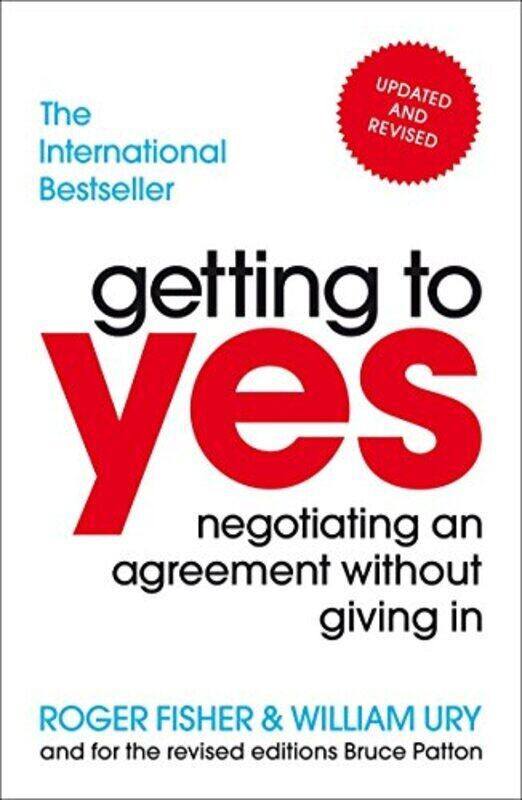 

Getting To Yes, Paperback Book, By: Roger William Fisher Ury Roger Fisher