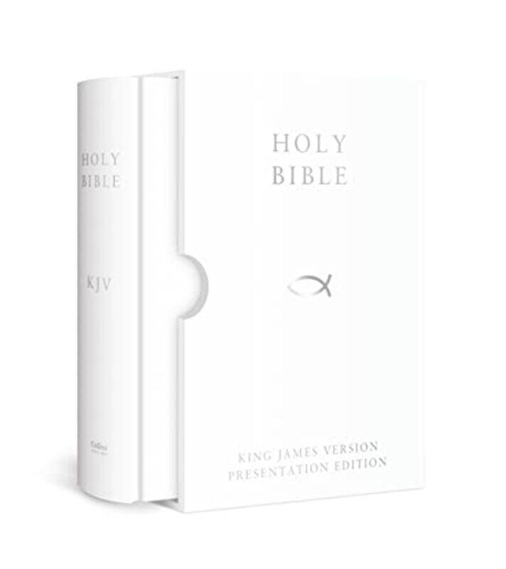 

Holy Bible King James Version Kjv White Presentation Edition by Collins UK-Hardcover