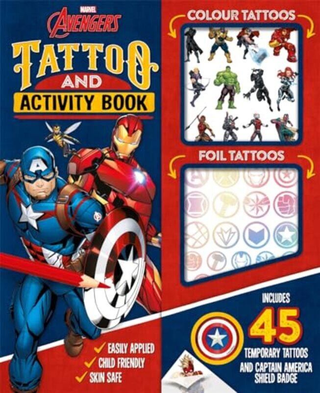 

Marvel Avengers Tattoo and Activity Book by Marvel Entertainment International Ltd-Paperback