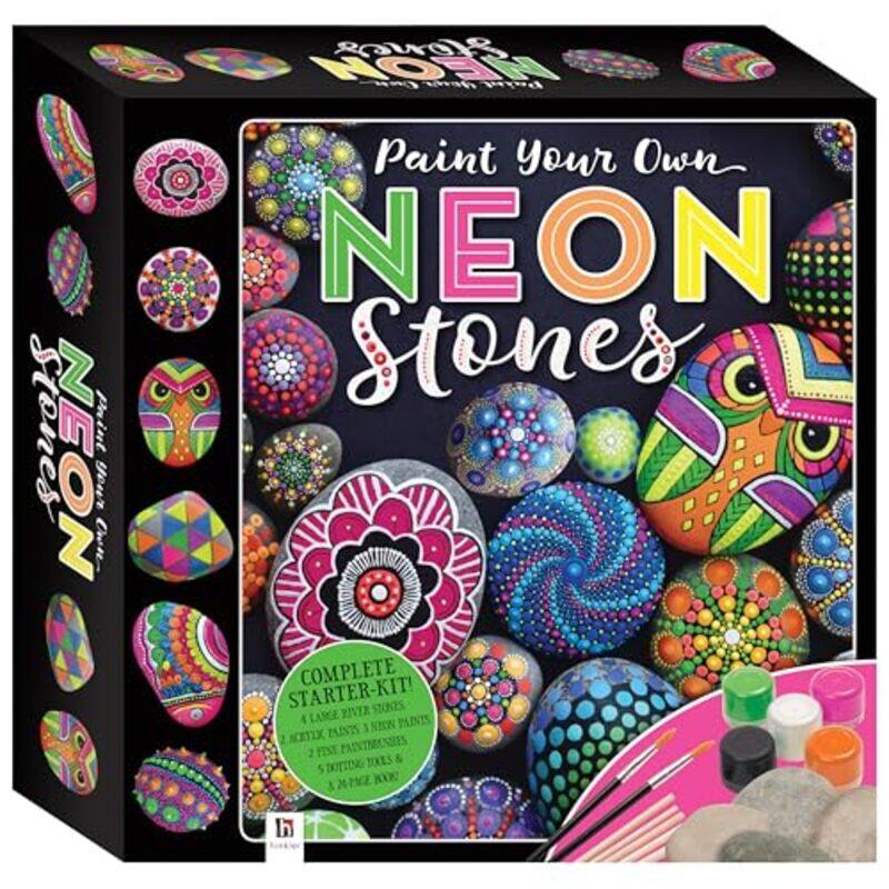 

Paint Your Own Neon Stones Box Set by Hinkler Pty Ltd -Paperback