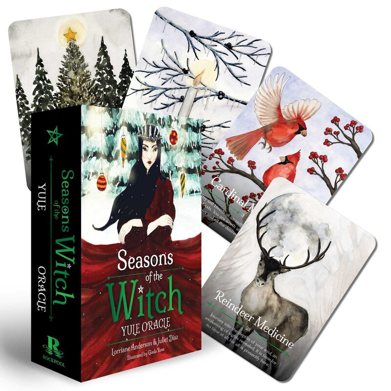 

Seasons Of The Witch Yule Oracle, Flash Cards, By: Lorriane Anderson, Juliet Diaz