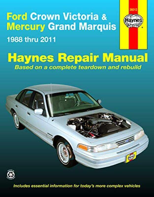 

Ford Crown Victoria (98 - 11): 1988-2011 , Paperback by Haynes Publishing