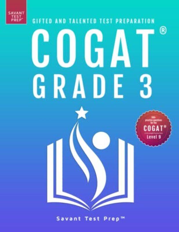 

COGAT Grade 3 Test Prep,Paperback by Prep, Savant