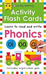 Wipe Clean Flash Cards Phonics By Roger Priddy -Paperback