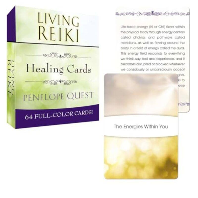 

Living Reiki Healing Cards By Quest Penelope - Hardcover