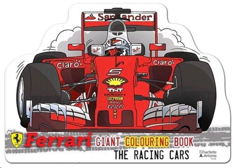 

The Racing Cars Giant Colouring Book Ferrari, Paperback Book, By: Hachette Antoine