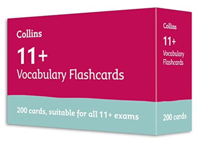 11+ Vocabulary Flashcards By Collins 11+ Paperback