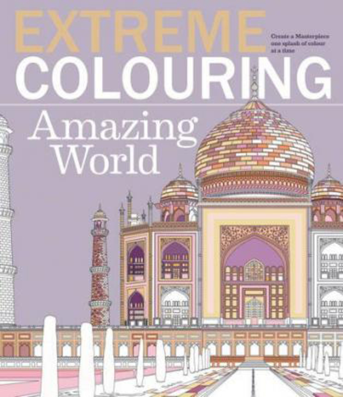 Extreme Colouring: Amazing World, Paperback Book, By: Beverley Lawson