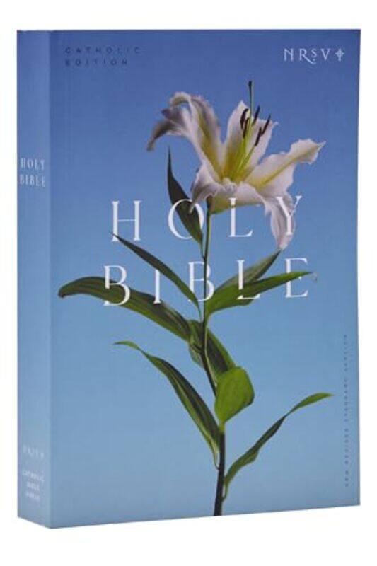 

NRSV Catholic Edition Bible Easter Lily Paperback Global Cover Series by BEVERLEY RANDELL-Paperback