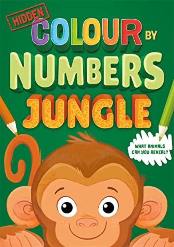 Hidden Colour By Numbers Jungle by Igloo Books-Paperback