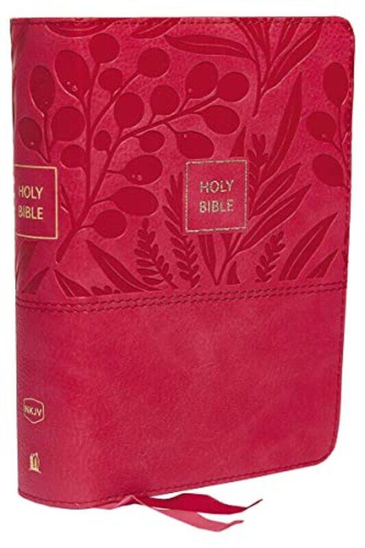 

NKJV, End-of-Verse Reference Bible, Compact, Leathersoft, Pink, Red Letter, Comfort Print: Holy Bibl,Paperback,by:Nelson, Thomas