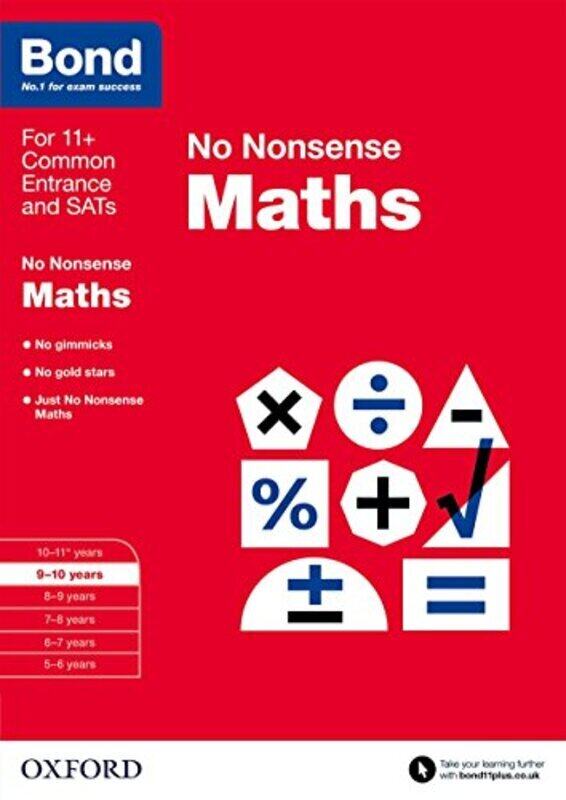 

Bond Maths No Nonsense 910 Years by Lindsay, Sarah - Bond 11+ Paperback