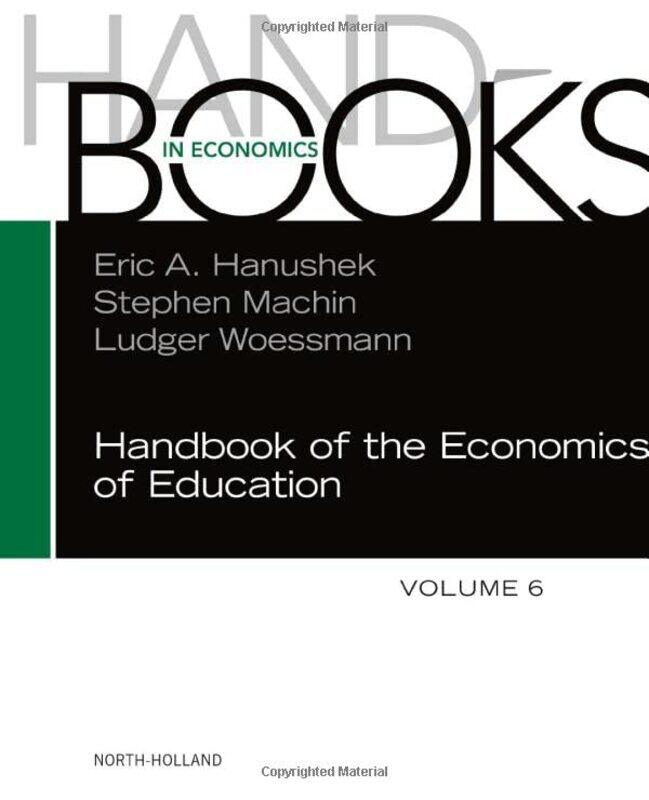 

Handbook Of The Economics Of Education-Hardcover