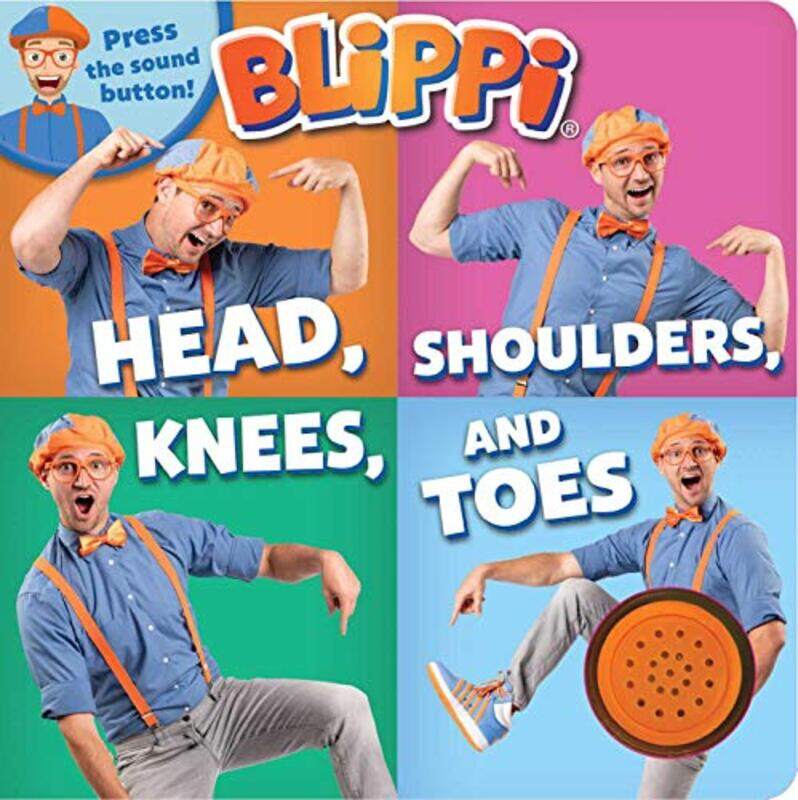 

Blippi Bd01 Head Shoulders Knees And Toes By Board - Hardcover