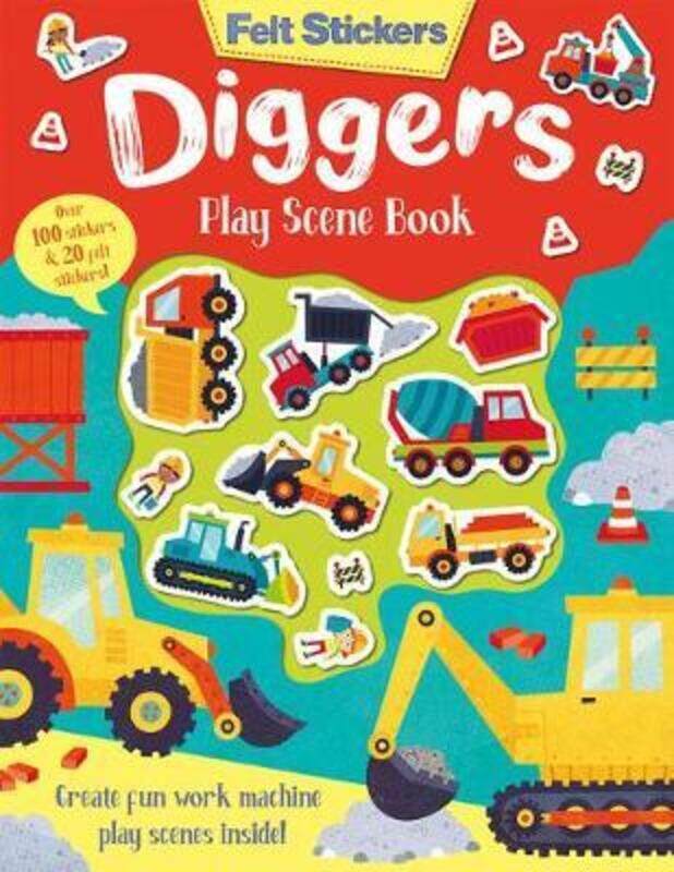 

Felt Stickers Diggers Play Scene Book.paperback,By :Elliot, Kit - Williams, Gareth