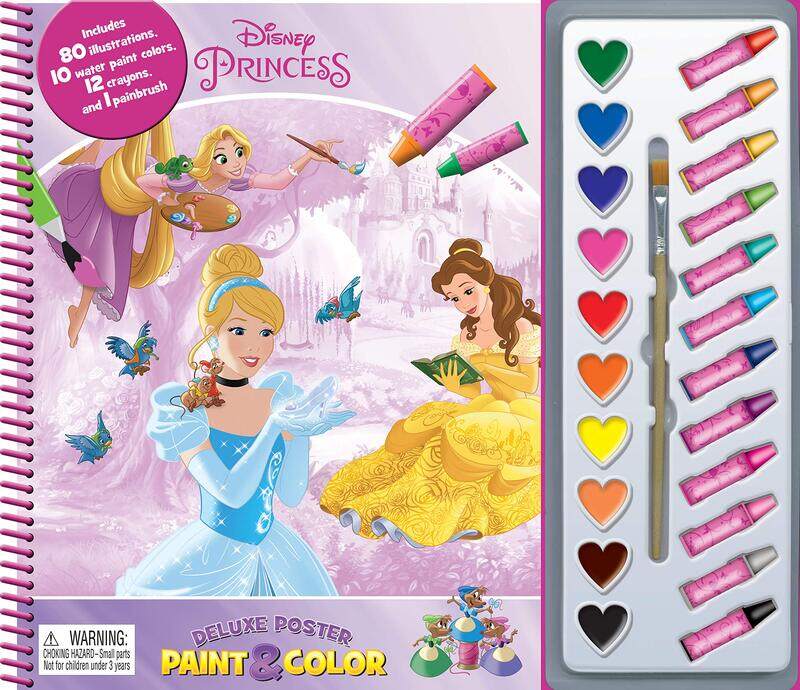 

Disney Princess Deluxe Poster Paint and Crayon, Paperback Book, By: Phidal Publishing Inc.