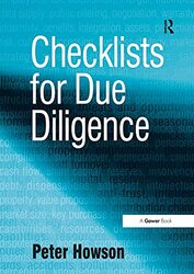 Checklists For Due Diligence By Howson, Peter - Paperback