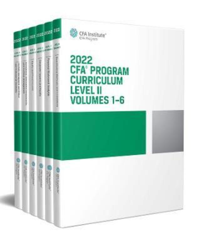 2022 CFA Program Curriculum Level II Box Set.paperback,By :CFA Institute