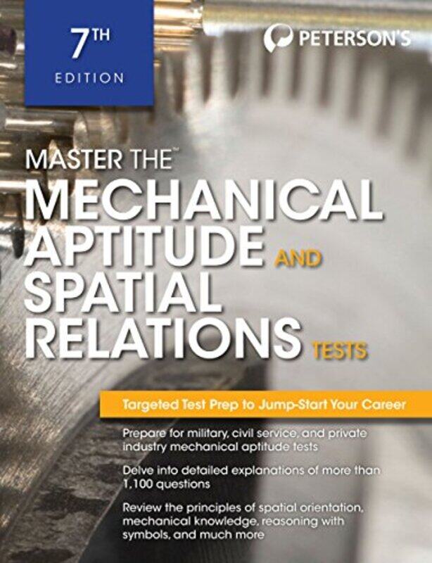 

Master The Mechanical Aptitude and Spatial Relations Test,Paperback by