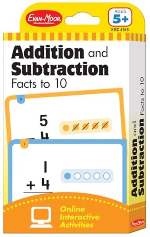 

Flashcards Beginning Addition And Subtract By Evan Moor - Hardcover