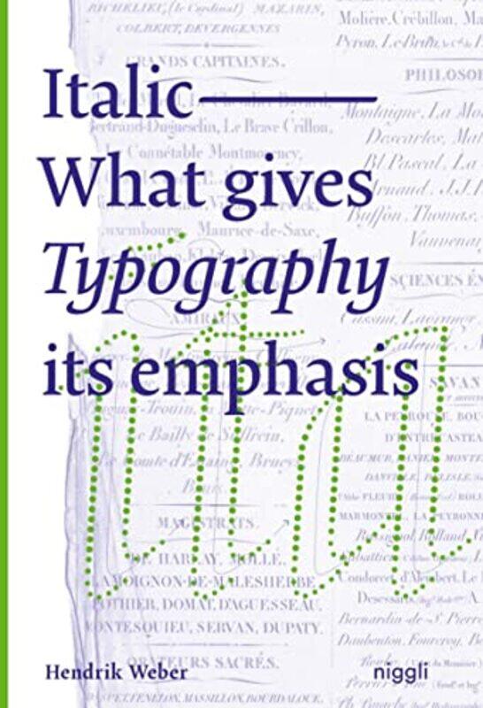 

Italic What gives Typography its emphasis by Soulayman de Kerdoret-Paperback