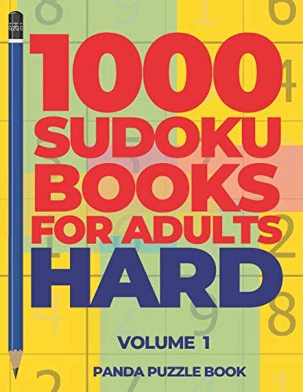 

1000 Sudoku Books For Adults Hard - Volume 1: Brain Games for Adults - Logic Games For Adults,Paperback by Book, Panda Puzzle