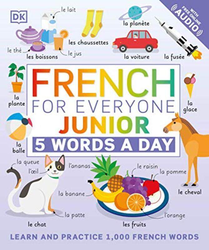 

French for Everyone Junior: 5 Words a Day , Paperback by DK