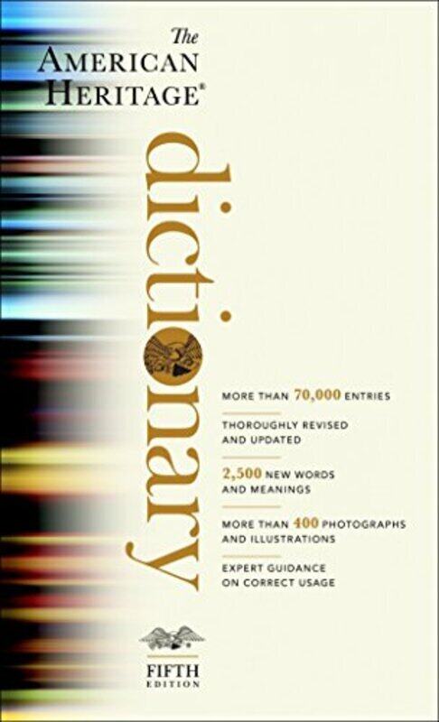 

The American Heritage Dictionary Fifth Edition By Houghton Mifflin Company Paperback