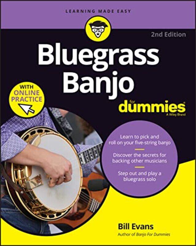 

Bluegrass Banjo For Dummies by Bill Evans-Paperback