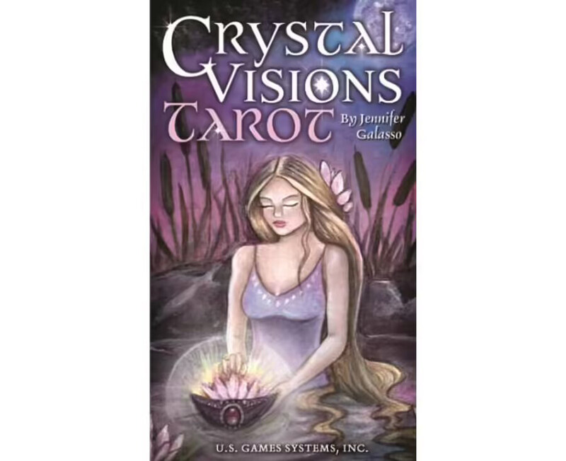 

Crystal Visions Tarot Deck, Flash Cards, By: Jennifer Galasso