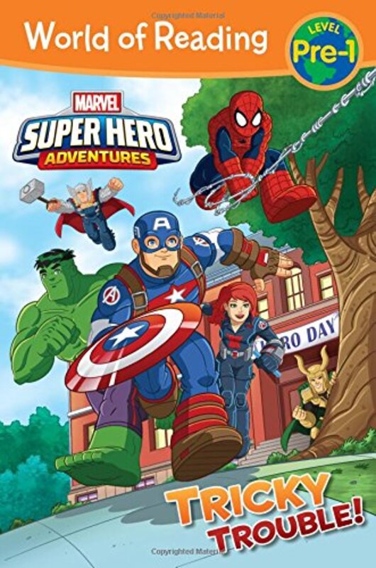 World of Reading Super Hero Adventures: Tricky Trouble!: Level Pre-1, Paperback Book, By: Alexandra West