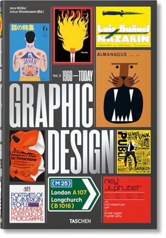 

History Of Graphic Design Vol 2 1960Today by Jens Muller-Hardcover