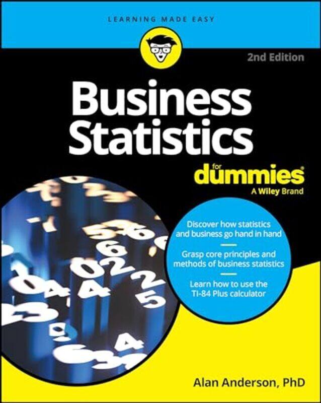 

Business Statistics For Dummies by Anderson, Alan (Fordham University; Polytechnic University) Paperback