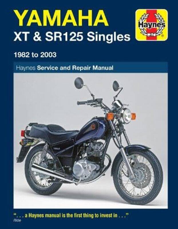 

Yamaha XT & SR125 82 03 Haynes Repair Manual-Paperback