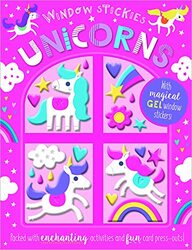 Window Stickies Unicorns-Paperback