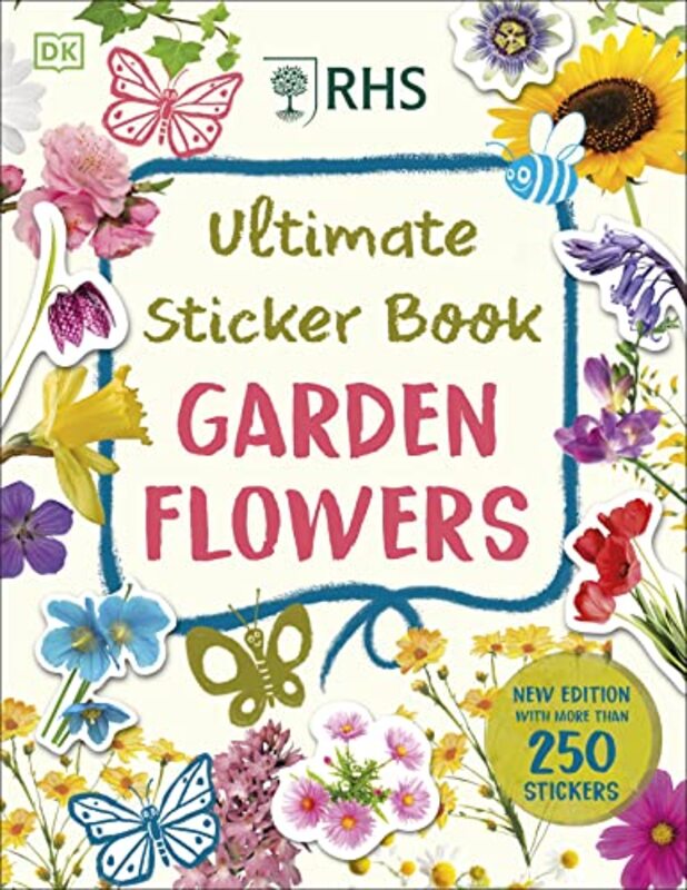 

RHS Ultimate Sticker Book Garden Flowers by DK-Paperback