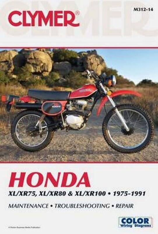 

Honda XLXR75 XLXR80 & XLXR100 Series Motorcycle 19751991 Service Repair Manual by Roger SeymourAlison Noice-Paperback