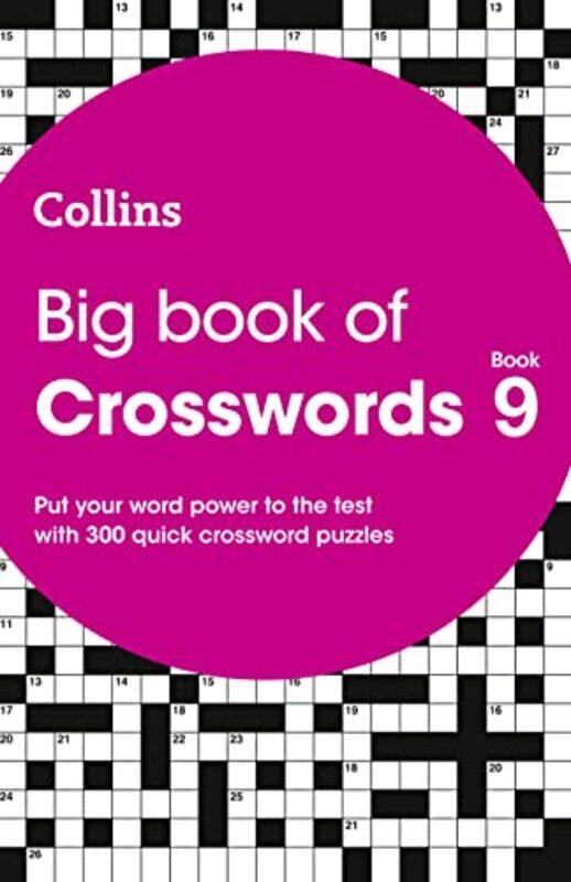 

Big Book Of Crosswords 9 by Collins Puzzles-Paperback