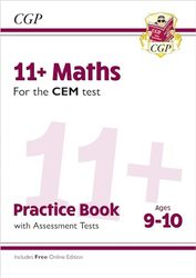 11+ Cem Maths Practice Book & Assessment Tests - Ages 9-10 (With Online Edition) By Cgp Books - Cgp Books Paperback