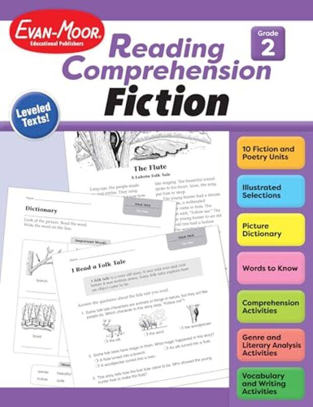 

Reading Comprehension Fiction Grade 2,Paperback By Evan-Moor Corporation