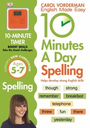 10 Minutes A Day Spelling KS1, Paperback Book, By: Carol Vorderman