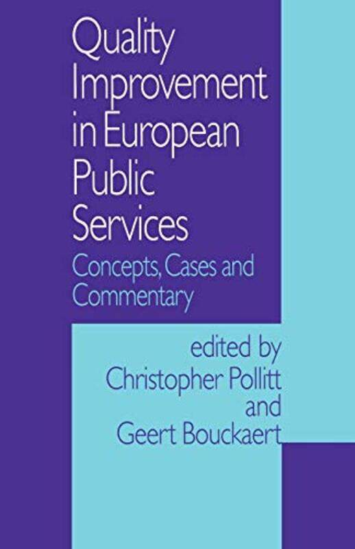 

Quality Improvement in European Public Services by Ellen Lawrence-Paperback