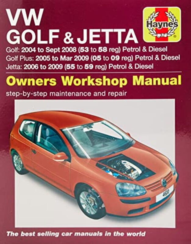 

VW Golf 04 Sept 08 Golf Plus 05 Mar 09 and Jetta 06 09 Haynes Repair Manual by Haynes Publishing-Paperback