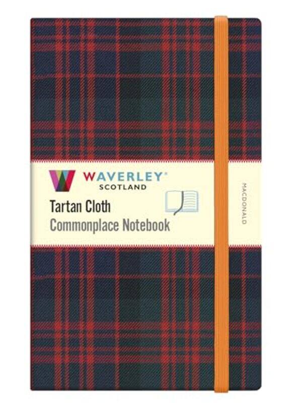 

Waverley Commonplace Notebooks MacDonald Tartan Cloth Large Notebook 21 x 13cm by Sid Holt-Hardcover