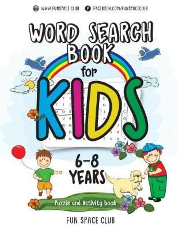 

Word Search Books for Kids 6-8: Word Search Puzzles for Kids Activities Workbooks age 6 7 8 year old