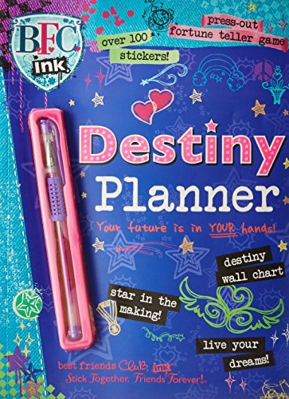 Best Friends Club Ink Destiny Planner, Paperback Book, By: Parragon Book Service Ltd