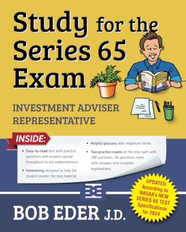 Study for the Series 65 Exam by Eder, Bob Paperback